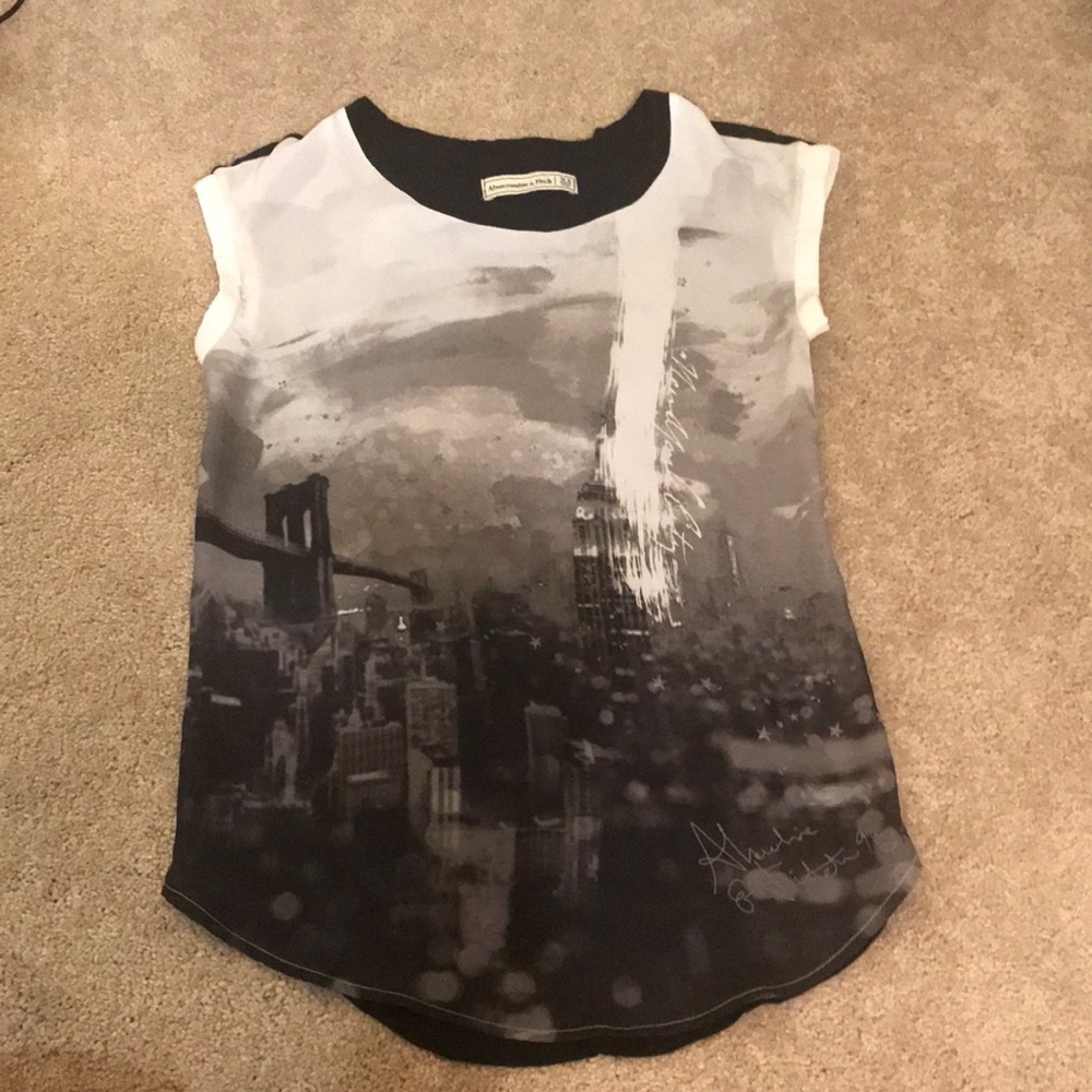 A&F super soft black shirt